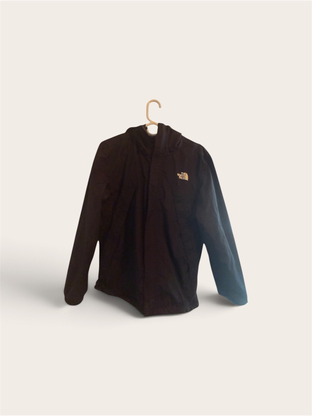 The North Face Kids Black Hooded Rain Jacket